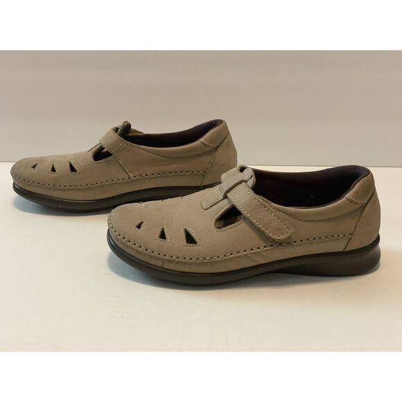 SAS Women's Roamer TriPad Comfort Mary Jane Style Tan Leather Size 6.5 N - Picture 2 of 8